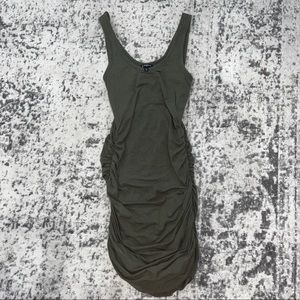 EXPRESS Army Green Mini Dress